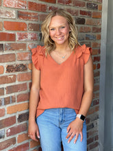 Load image into Gallery viewer, Summer Days Ruffle Edge Top
