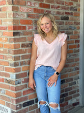 Load image into Gallery viewer, Summer Days Ruffle Edge Top