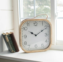 Load image into Gallery viewer, Square Hazel Clock