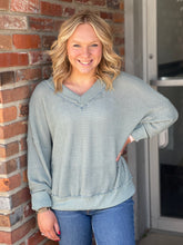 Load image into Gallery viewer, Sage Oversized Knit Top