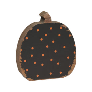 Black w/ Orange Dot Pumpkin Cutout