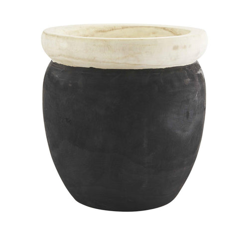 Black Two-Tone Pot