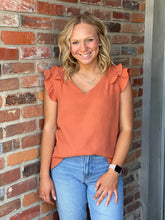 Load image into Gallery viewer, Summer Days Ruffle Edge Top