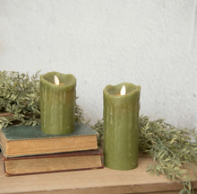 Load image into Gallery viewer, Sage Drip Timer Candles