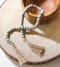 Load image into Gallery viewer, Grey Wash Wood Beads
