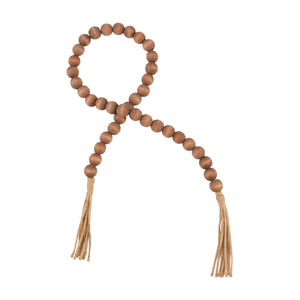 Stained Wood Tassel Bead