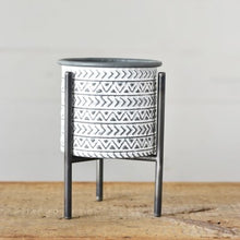 Load image into Gallery viewer, Boho Modern Tin Planter