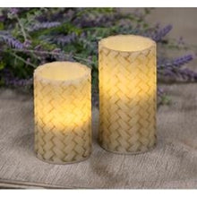 Load image into Gallery viewer, Herringbone Timer Candles