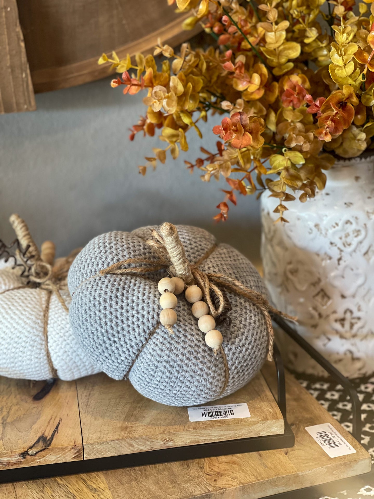 Chunky Waffle Knit Pumpkins