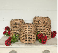 Load image into Gallery viewer, Woven Rattan Lantern Collection