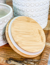 Load image into Gallery viewer, Wood Top Dot Canisters