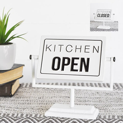 Kitchen Open/Closed Flip Sign