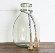 Load image into Gallery viewer, Grey Wash Wood Beads