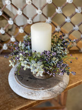 Load image into Gallery viewer, Lavender Pebble &amp; Berry Candle Ring