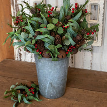Load image into Gallery viewer, Eucalyptus &amp; jingle bell pick with red berry