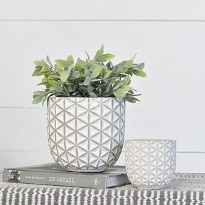 The Zoey Diamond Pattern Pot