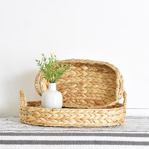 Seagrass Oval Trays