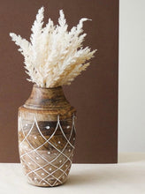 Load image into Gallery viewer, Chunky Mango Wood Carved Vase