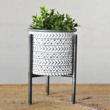 Load image into Gallery viewer, Boho Modern Tin Planter