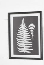 Load image into Gallery viewer, Black &amp; White Fern Wall Decor