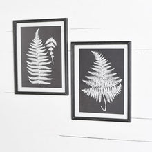 Load image into Gallery viewer, Black &amp; White Fern Wall Decor